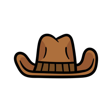 Cartoon Cowboy Hat Illustration