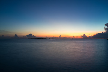 Fototapeta na wymiar Maldives sunrise