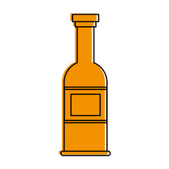 Ketchup bottle isolated icon vector illustration graphic design