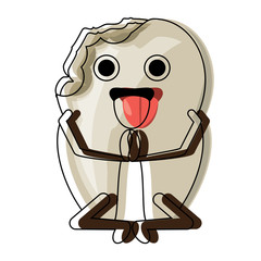 kawaii tooth icon image