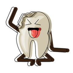 kawaii tooth icon image