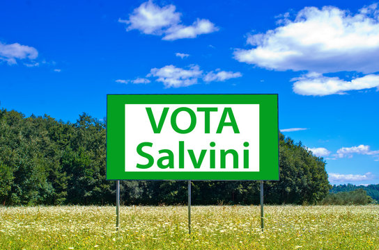 in the next elections save Italy, vote Lega Nord, Salvini