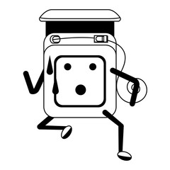 kawaii dental floss icon