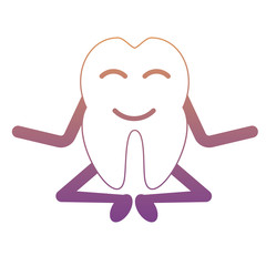 kawaii tooth icon image