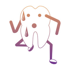kawaii tooth icon image