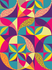 Abstract colorful geometric design. Vector illustration. Can be used for advertising, marketing, presentation.