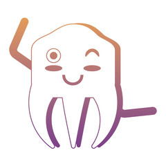 kawaii tooth icon image