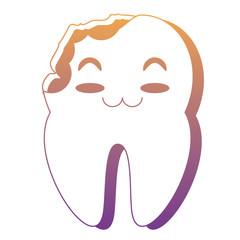 kawaii tooth icon image