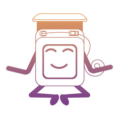 kawaii dental floss icon