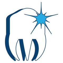 molar with pain icon