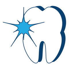 tooth with pain icon