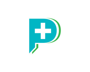 p letter medical logo