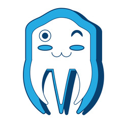 kawaii tooth icon image