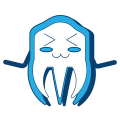 kawaii tooth icon image