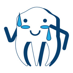 kawaii tooth icon image
