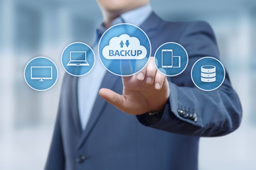 Backup Storage Data Internet Technology Business concept