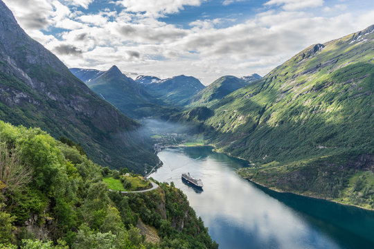 Norway, Geiranger landscape