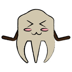 kawaii tooth icon image