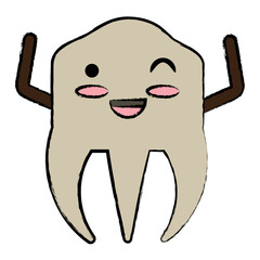 kawaii tooth icon image