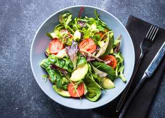Fresh green salad