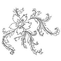 vector baroque pattern elements