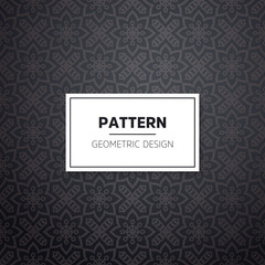 Ethnic floral seamless pattern with mandalas