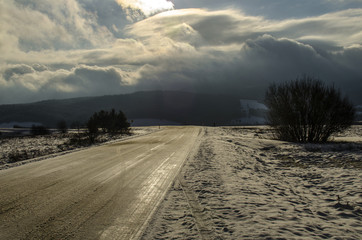 panorama wzgórz 