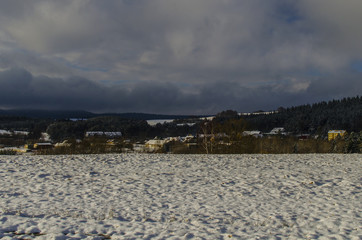 panorama wzgórz 