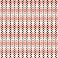 pink striped knitted seamless pattern