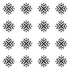 Black and White Seamless Ethnic Pattern. Vintage, Grunge, Abstract Tribal Background for Textile Design, Wallpaper, Surface Textures, Wrapping Paper