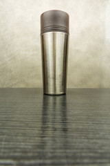 A thermal mug for example for hot coffee or tea.