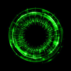 Abstract background. luminous swirling. Elegant glowing circle. Big data cloud. Light ring..Sparking particle. Space tunnel. Colorful ellipse. Glint sphere. Bright border. Magic portal. Energy ball.