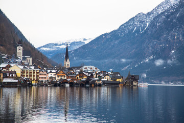 Winter View of Hallstatt.
