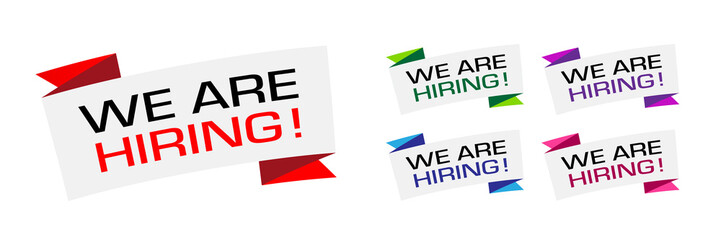 We are hiring