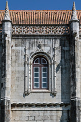 Fototapeta na wymiar Detail of Jeronimos Monastery in Belem, Lisbon - Portugal