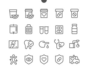 Heart UI Pixel Perfect Well-crafted Vector Thin Line Icons 48x48 Ready for 24x24 Grid for Web Graphics and Apps with Editable Stroke. Simple Minimal Pictogram