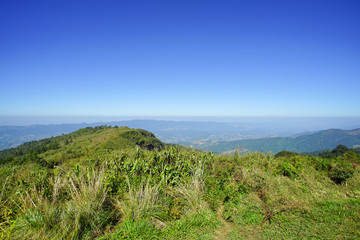 Landscape of Phu Chee Fa, Chiang Rai Thailand