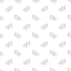 Bee Seamless Pattern