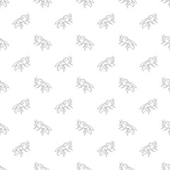 Bee Seamless Pattern