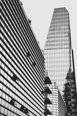 Jan 2018 - View of Diamante (Diamond) Tower, inside "Porta Nuova" Area in Milan, near Garibaldi train Station 