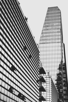 Jan 2018 - View of Diamante (Diamond) Tower, inside "Porta Nuova" Area in Milan, near Garibaldi train Station 