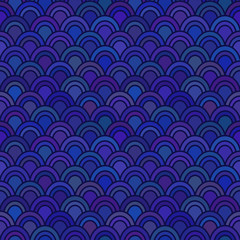 Materiał do szycia Japanese Wave Seamless Pattern