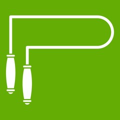 Skipping rope icon green