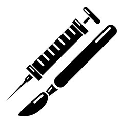 Tools injection icon, simple style.