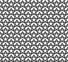 Abstract geometric Seamless pattern . Repeating geometric Black and white texture. geometric decoration