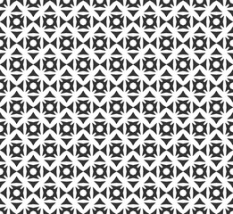 Abstract geometric Seamless pattern . Repeating geometric Black and white texture. geometric decoration