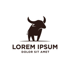 Buffalo Simple Logo Template Design