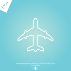 line airplane Icon