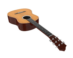 Acoustic Guitar Isolated
