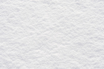 Obraz premium White Snow Surface on a Sunny Day.